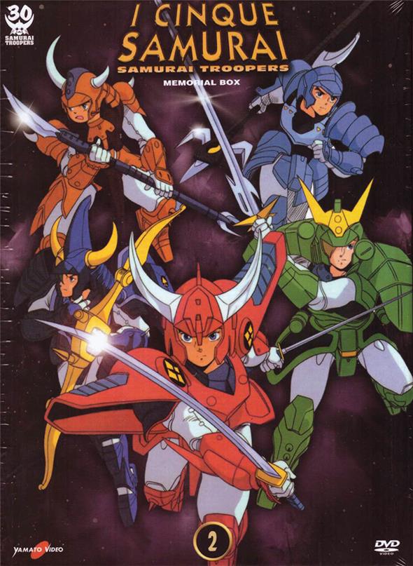 DVD - I CINQUE SAMURAI BOX 1 E 2 IN COMBO SERIE COMPLETA