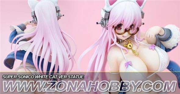 SUPER SONICO WHITE CAT VER STATUE