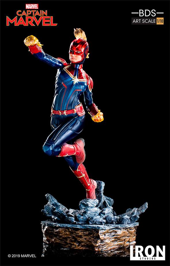 1/10 IRON STUDIOS - CAPTAIN MARVEL BDS ART STATUE