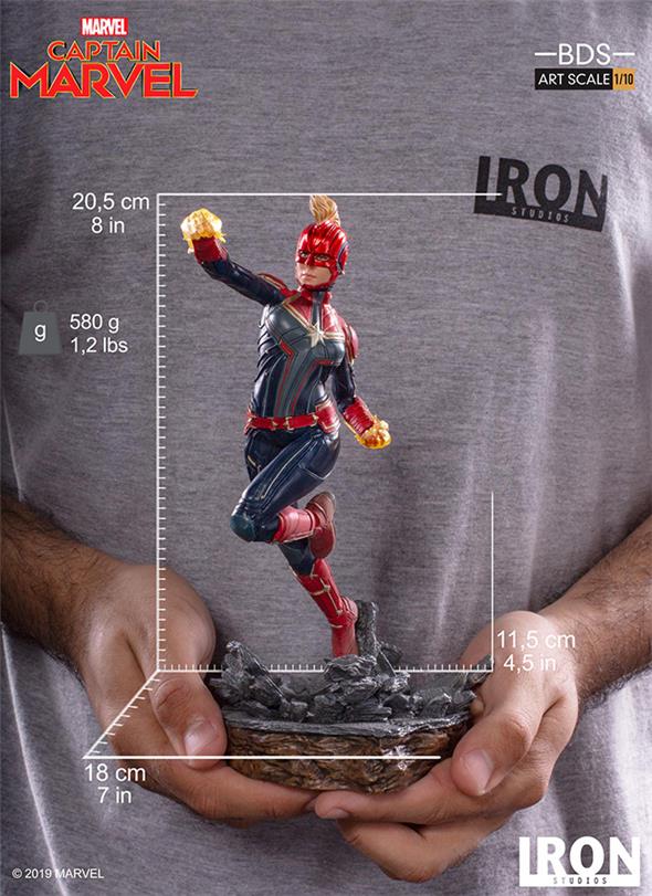 1/10 IRON STUDIOS - CAPTAIN MARVEL BDS ART STATUE