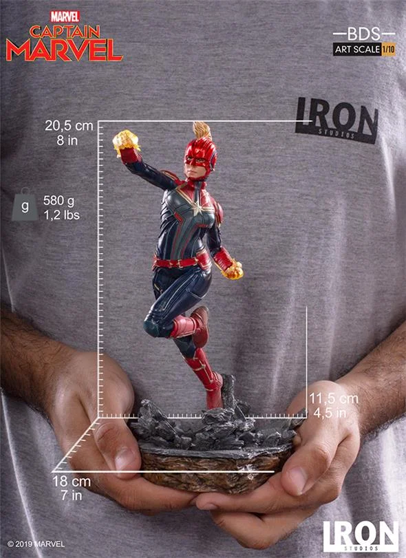 1/10 IRON STUDIOS - CAPTAIN MARVEL BDS ART STATUE