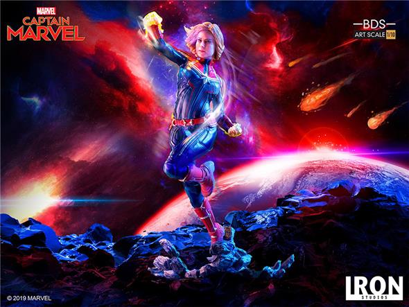 1/10 IRON STUDIOS - CAPTAIN MARVEL BDS ART STATUE