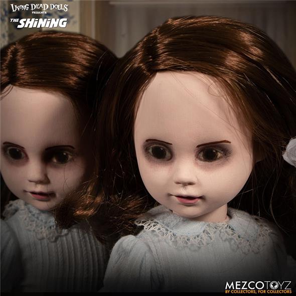 LIVING DEAD DOLL - SHINING TALKING GRADY TWINS FIGURE