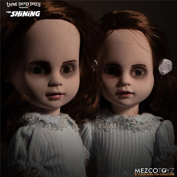 LIVING DEAD DOLL - SHINING TALKING GRADY TWINS FIGURE