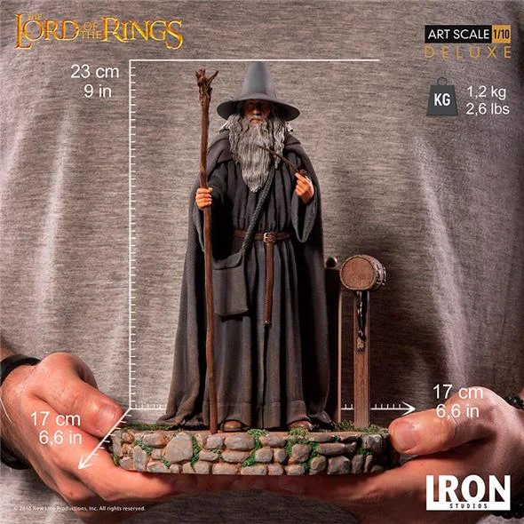 1/10 IRON STUDIOS - LOTR GANDALF DELUXE ART STATUE
