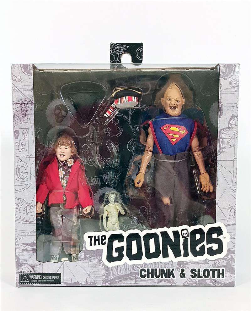 NECA - GOONIES SLOTH & CHUNK CLOTHED AF 2 PACK