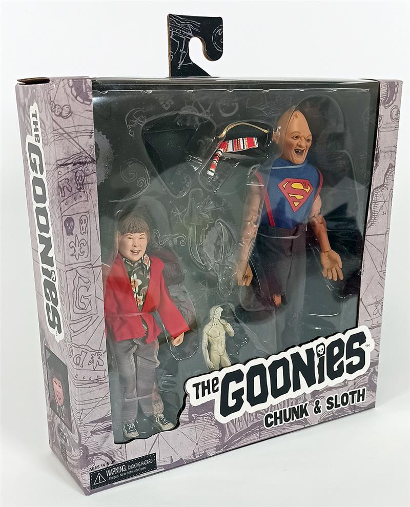 NECA - GOONIES SLOTH & CHUNK CLOTHED AF 2 PACK