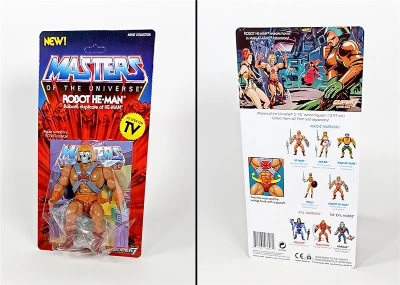 MASTERS OF THE UNIVERSE VINTAGE WAVE 2 - ROBOT HE-MAN