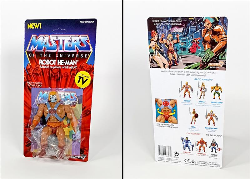 MASTERS OF THE UNIVERSE VINTAGE WAVE 2 - ROBOT HE-MAN
