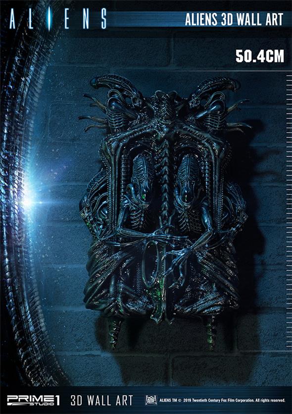 ALIENS 3D WALL ART STATUE