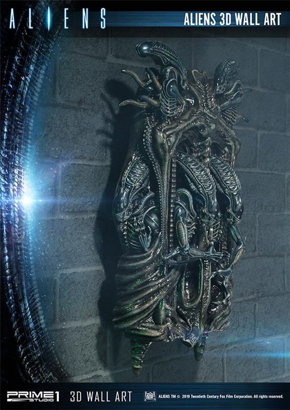 ALIENS 3D WALL ART STATUE