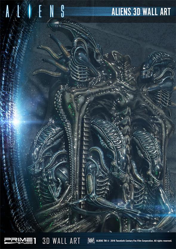 ALIENS 3D WALL ART STATUE