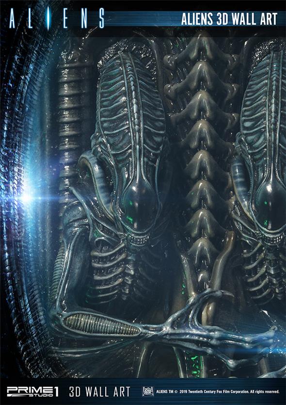 ALIENS 3D WALL ART STATUE