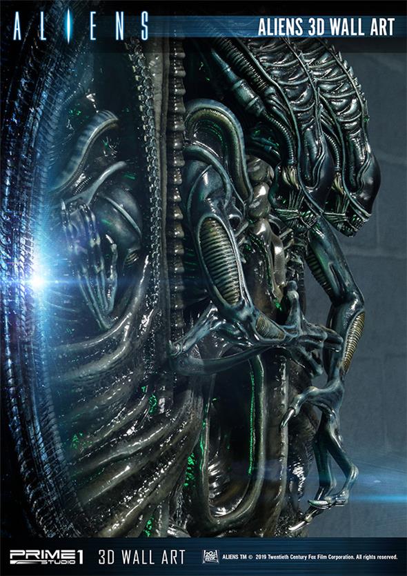 ALIENS 3D WALL ART STATUE
