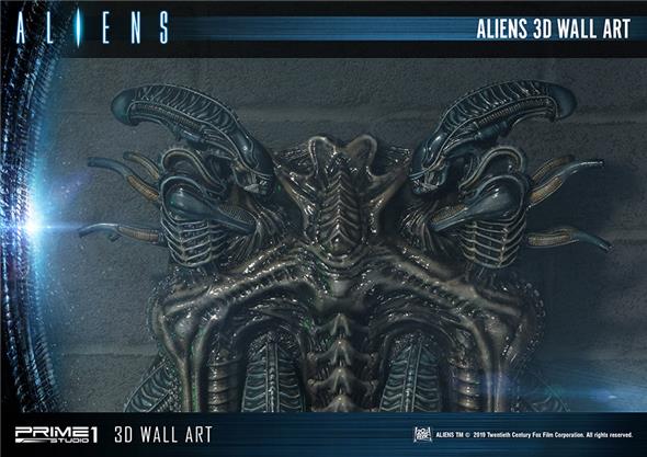ALIENS 3D WALL ART STATUE
