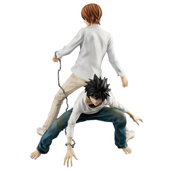 DEATH NOTE - YAGAMI RAITO & L GEM STATUE