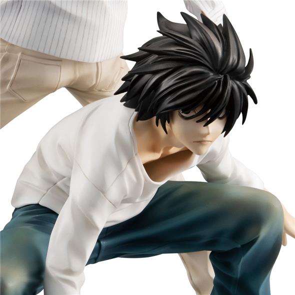 DEATH NOTE - YAGAMI RAITO & L GEM STATUE