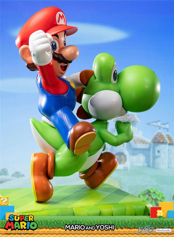 SUPER MARIO AND YOSHI STATUE
