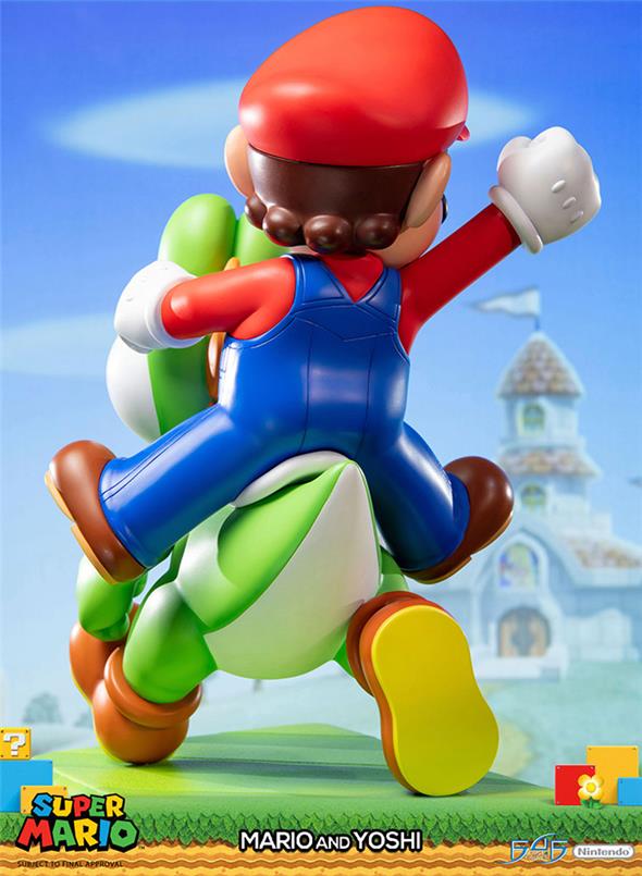 SUPER MARIO AND YOSHI STATUE