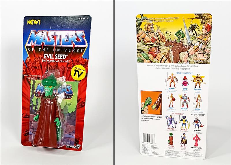 MASTERS OF THE UNIVERSE VINTAGE WAVE 4 - EVIL SEED