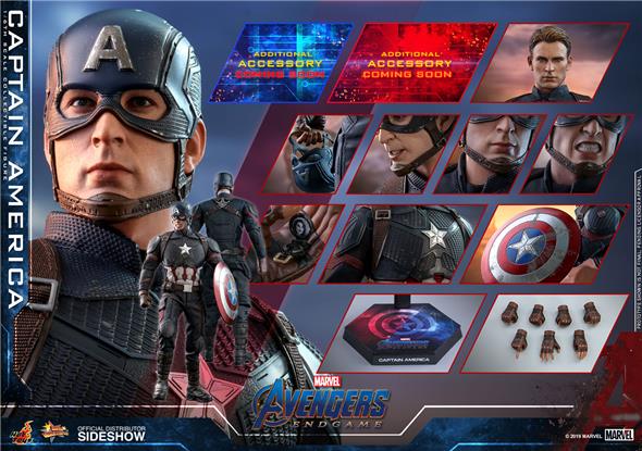 1/6 HOT TOYS - AVENGERS ENDGAME - CAPTAIN AMERICA