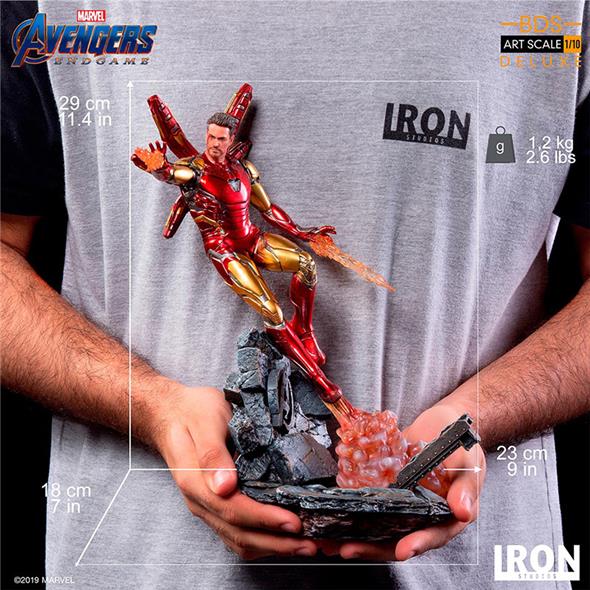 1/10 IRON STUDIOS - AVENGERS ENDGAME IRON MAN MARK85 ART STATUE DLX