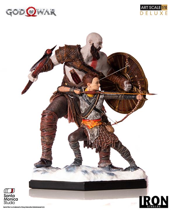 1/10 IRON STUDIOS - GOW KRATOS AND ATREUS ART DLX STATUE