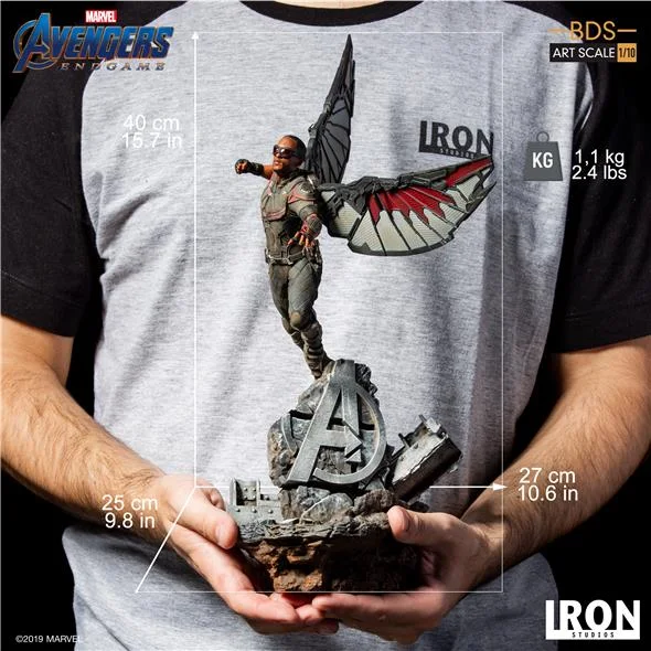 1/10 IRON STUDIOS - AVENGERS ENDGAME FALCON ART STATUE