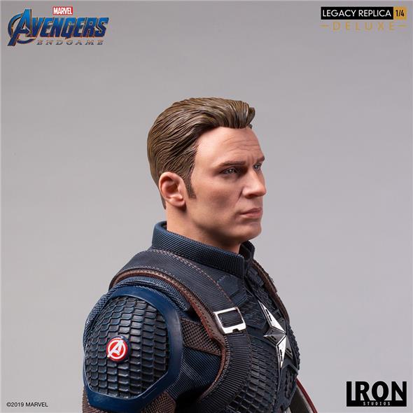 1/4 IRON STUDIOS - AVENGERS ENDGAME CAPT AMERICA DLX STATUE