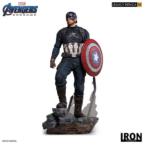 1/4 IRON STUDIOS - AVENGERS ENDGAME CAPT AMERICA STATUE