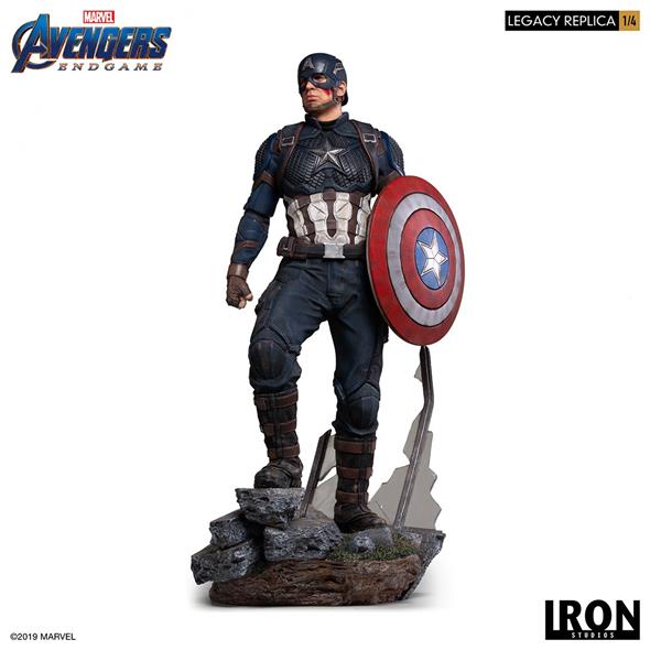 1/4 IRON STUDIOS - AVENGERS ENDGAME CAPT AMERICA STATUE