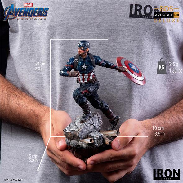 1/10 IRON STUDIOS - AVENGERS ENDGAME CAPTAIN AMERICA STATUE