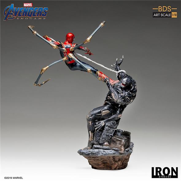 1/10 IRON STUDIOS - AVENGERS ENDGAME IRON SPIDER VS OUTRIDER