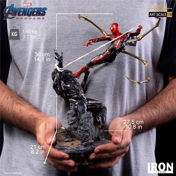 1/10 IRON STUDIOS - AVENGERS ENDGAME IRON SPIDER VS OUTRIDER