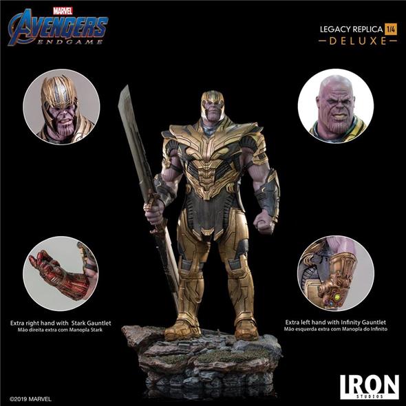 1/4 IRON STUDIOS - AVENGERS ENDGAME THANOS DLX STATUE