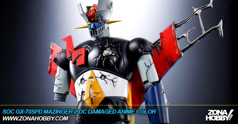SOC GX-70SPD MAZINGER Z DC DAMAGED ANIME COLOR