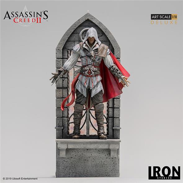 1/10 IRON STUDIOS - ASSASSINS CREED II EZIO AUDITORE DLX STATUE