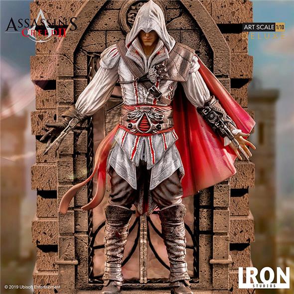1/10 IRON STUDIOS - ASSASSINS CREED II EZIO AUDITORE DLX STATUE