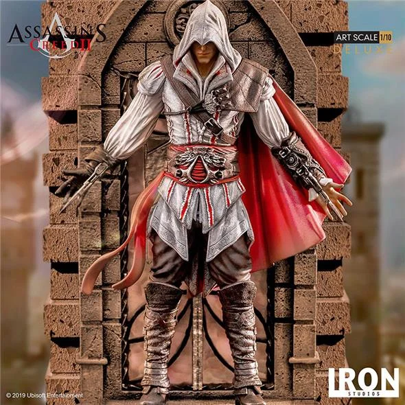 1/10 IRON STUDIOS - ASSASSINS CREED II EZIO AUDITORE DLX STATUE