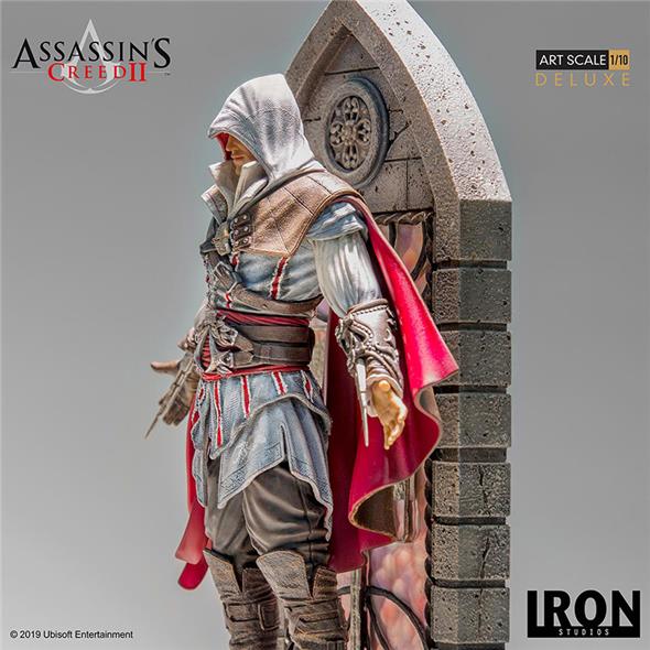 1/10 IRON STUDIOS - ASSASSINS CREED II EZIO AUDITORE DLX STATUE