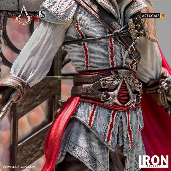 1/10 IRON STUDIOS - ASSASSINS CREED II EZIO AUDITORE DLX STATUE