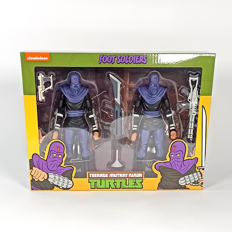 NECA - TMNT CARTOON S.2 FOOT SOLDIER 2PK