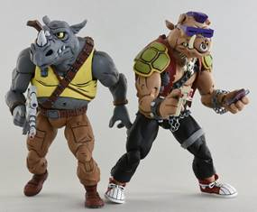 NECA - TMNT CARTOON S.2 ROCKSTEADY & BEBOP 2PK