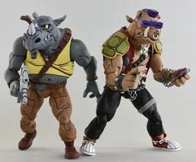 NECA - TMNT CARTOON S.2 ROCKSTEADY & BEBOP 2PK