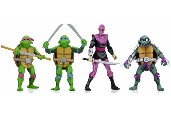 TMNT TURTLES IN TIME SERIES 1 SET (4)