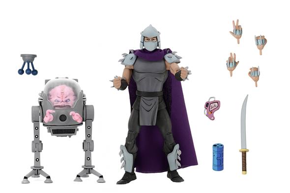 NECA - TMNT SHREDDER VS KRANG BUBBLE WALKER 2PK