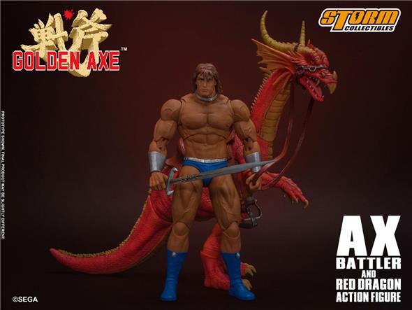 1/12 GOLDEN AXE - AXE BATTLER & RED DRAGON