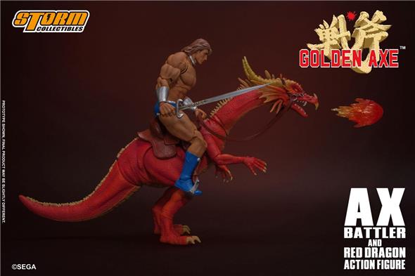 1/12 GOLDEN AXE - AXE BATTLER & RED DRAGON