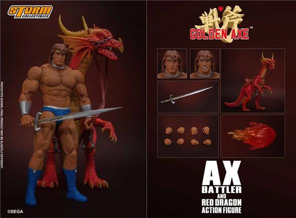 1/12 GOLDEN AXE - AXE BATTLER & RED DRAGON