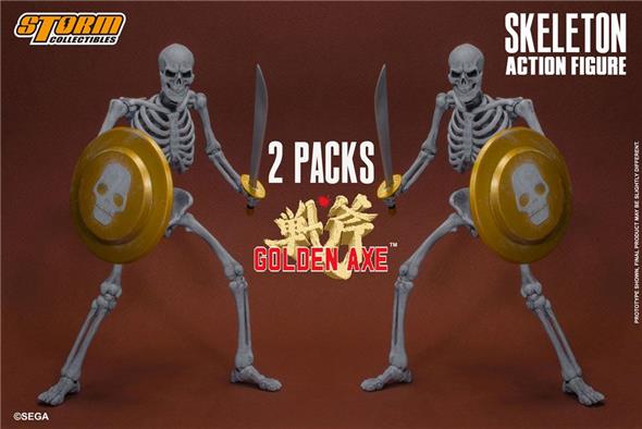 1/12 GOLDEN AXE - SKELETON 2-PACK